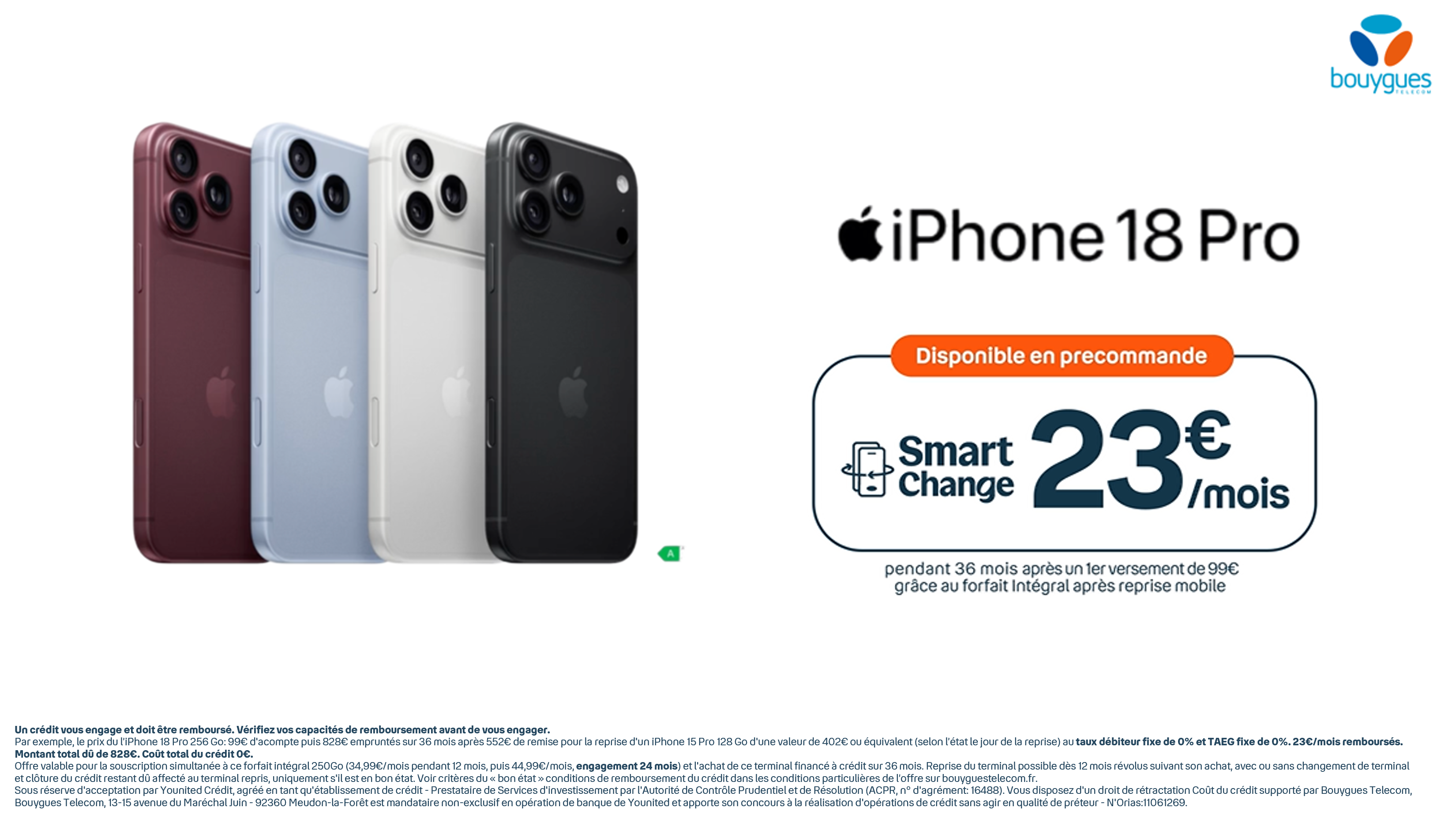 Précommandez dès maintenant l’iPhone 18 Pro !