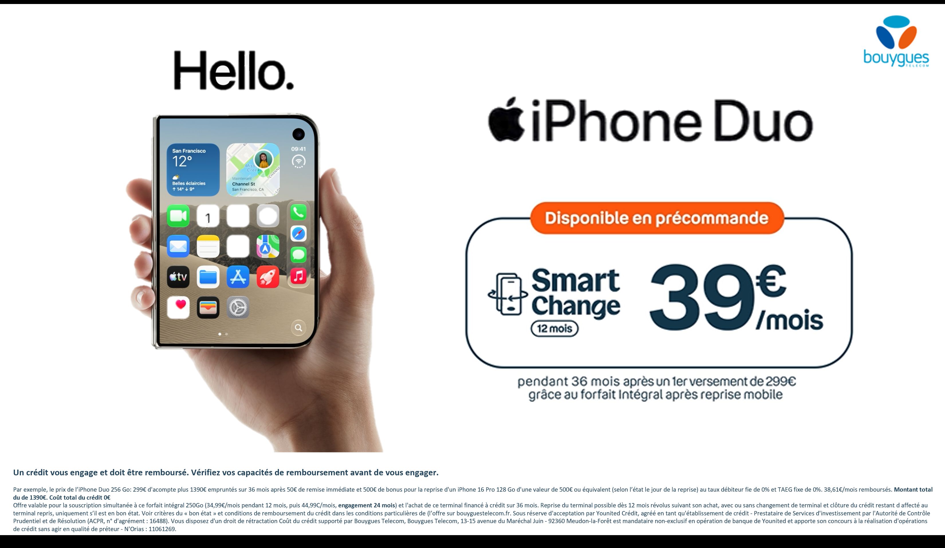 L’iPhone Duo est désormais disponible en précommande.