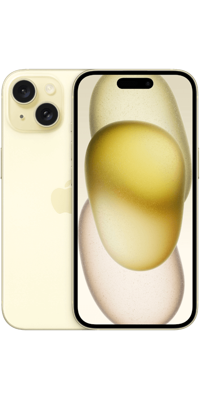 Apple iPhone 15 Jaune 128 Go